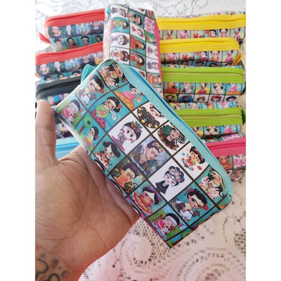 Frida Kahlo Coin Purse/Pencil Bag/Multiuse Bundle 4 Pieces - Picture 1 of 4